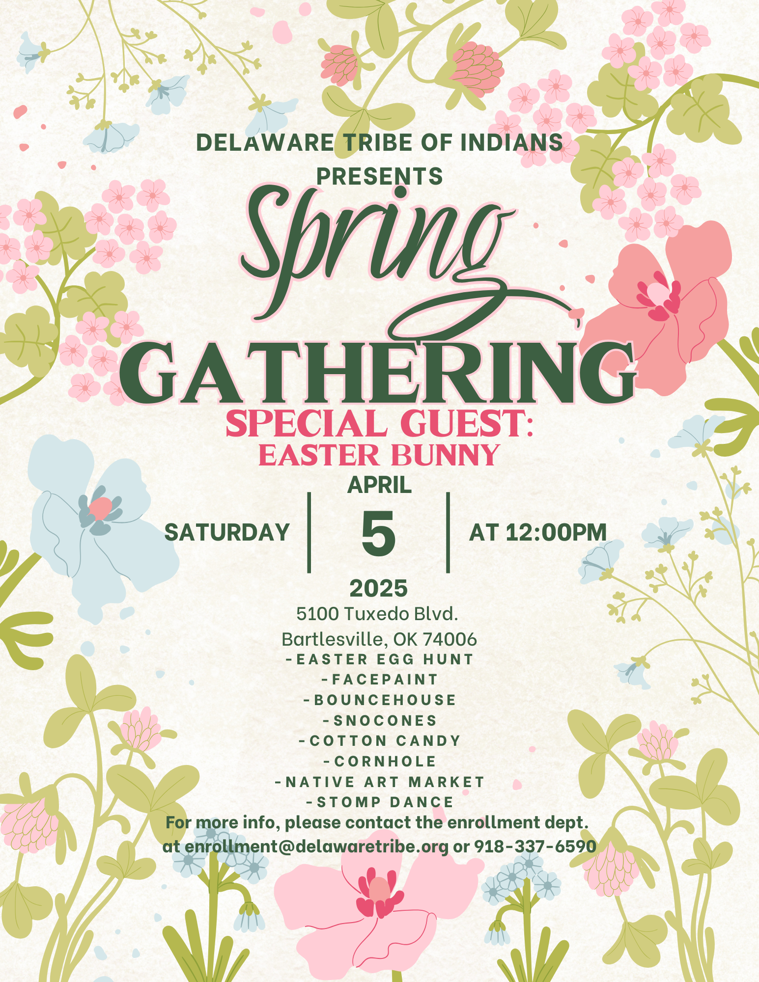 Flyer for 2025 Spring Gathering